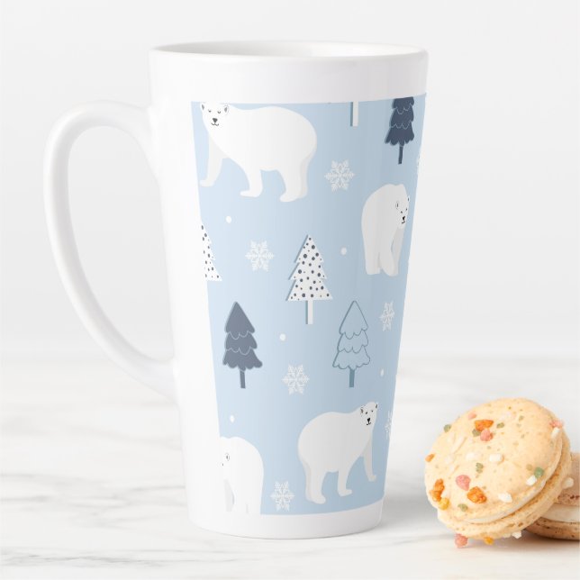 Polar Bears Latte Mug (In Situ)