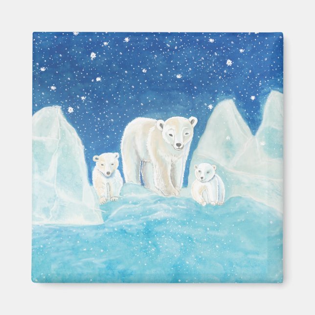 Polar Bears    Magnet (Front)