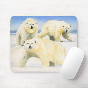 Polar Bears Mouse Mat