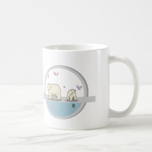 Polar bears- parents and child coffee mug