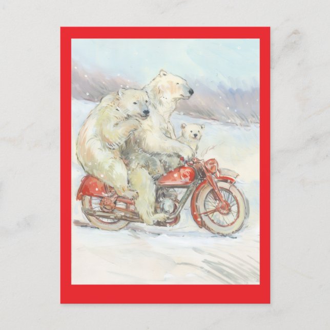 "Polar Bears" Postcard (Front)