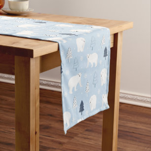 Polar Bears Short Table Runner
