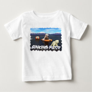 Polar Bears - Sinking Fast Baby T-Shirt