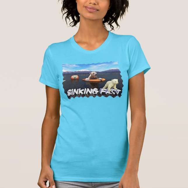 Polar Bears - Sinking Fast T-Shirt (Front)