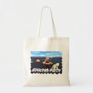Polar Bears - Sinking Fast Tote Bag