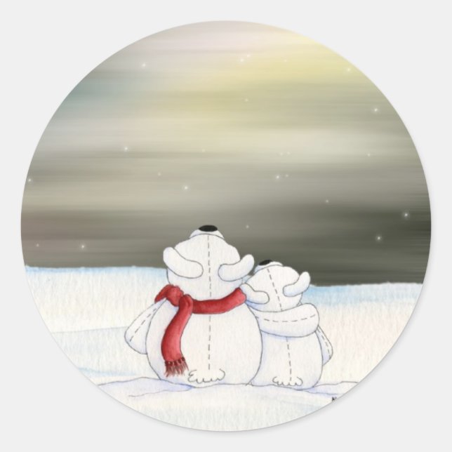 Polar Bears Sticker (Front)