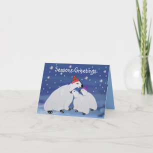 Polar Bears Winter Holiday Cards
