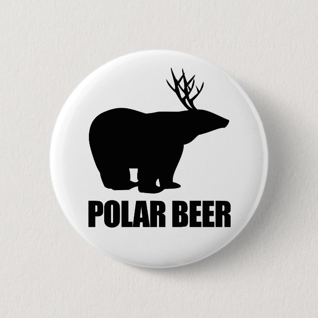 Polar Beer 6 Cm Round Badge (Front)