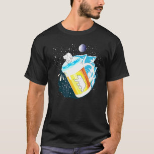 Polar Beer Bear Ice Cold Beer Drinking T-Shirt