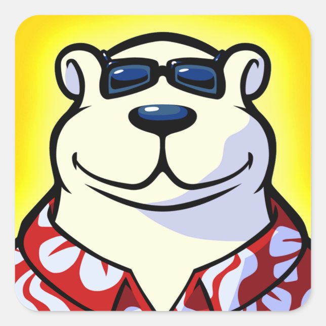 Polar Bowler Icon Sticker (Front)