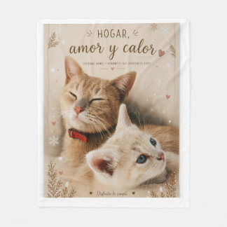 Polar Cat Blanket Snuggly Design of