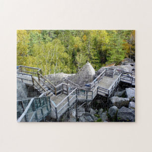 Polar Caves Walkway, Plymouth, New Hampshire Jigsaw Puzzle