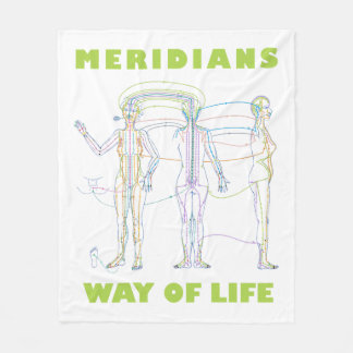 Polar cover Acupuncture Way of Life Fleece Blanket