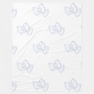 Polar Cover - Pasta Lover - Farfalle Fleece Blanket