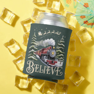 Polar Express Christmas Gift Believe Xmas Winter Can Cooler
