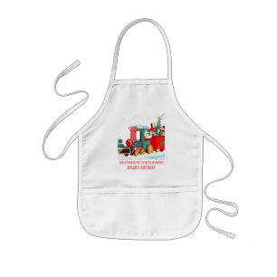 Polar Express Christmas Santa's Train Adventure Kids Apron