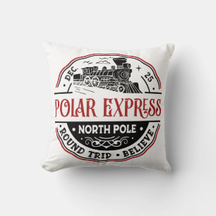 POLAR EXPRESS Round Trip Ornament Cushion