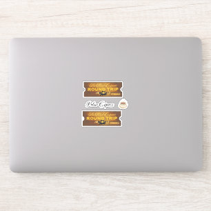 Polar express sticker sheet