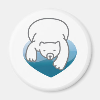 Polar Heart Magnet