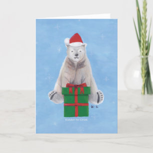 Polar Holiday - KidsArt for CHOC Thank You Card