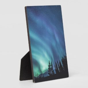 Polar Light Nature Photograph Plaque