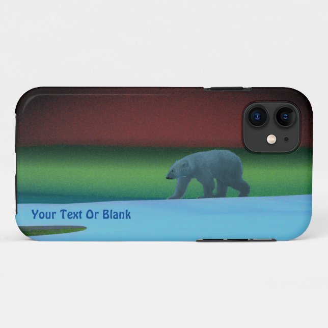 Polar Lights Polar Bear Case-Mate iPhone Case (Back (Horizontal))