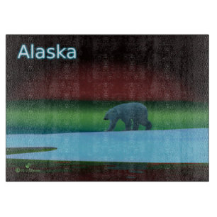 Polar Lights Polar Bear Cutting Board