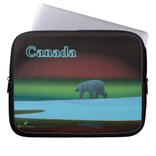 Polar Lights Polar Bear Laptop Sleeve