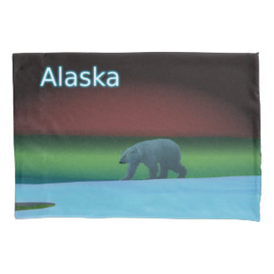 Polar Lights Polar Bear Pillowcase