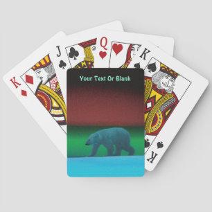 Polar Lights Polar Bear Playing Cards