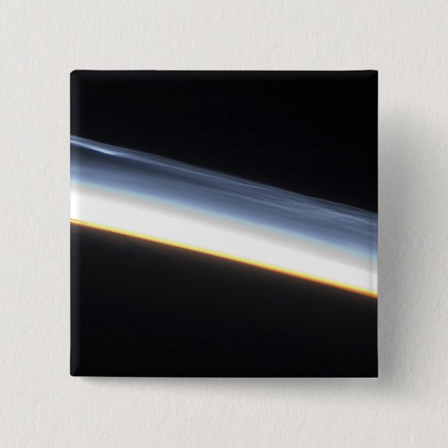 Polar mesospheric clouds 15 cm square badge (Front)