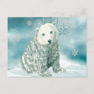 Polar North Alaskan Polar Bear Postcard