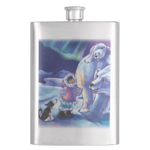 Polar Pals Hip Flask
