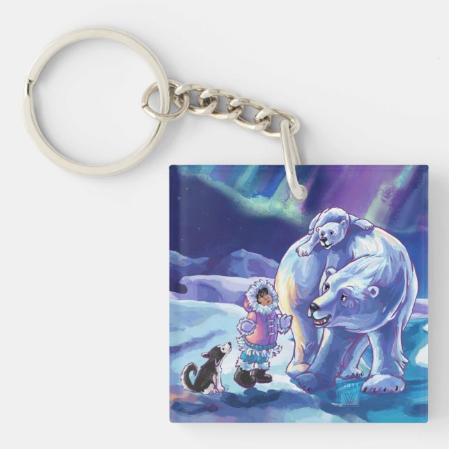 Polar Pals Key Ring (Front)