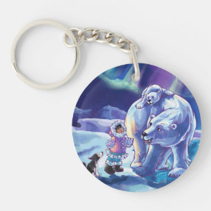 Polar Pals Key Ring