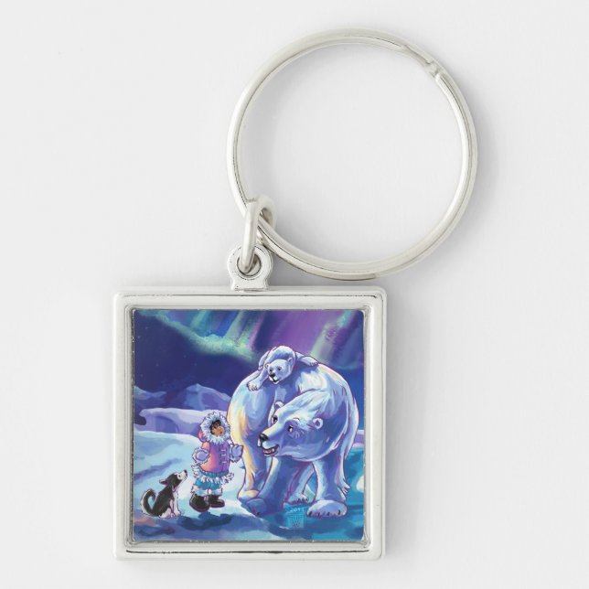 Polar Pals Key Ring (Front)
