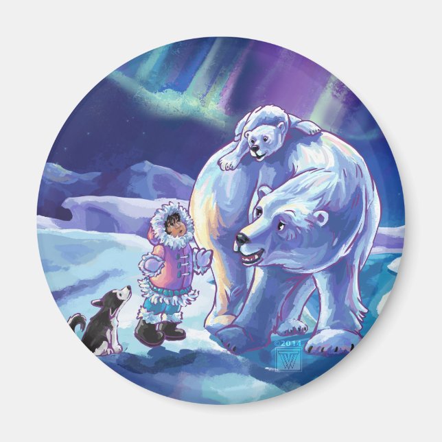 Polar Pals Magnet (Front)