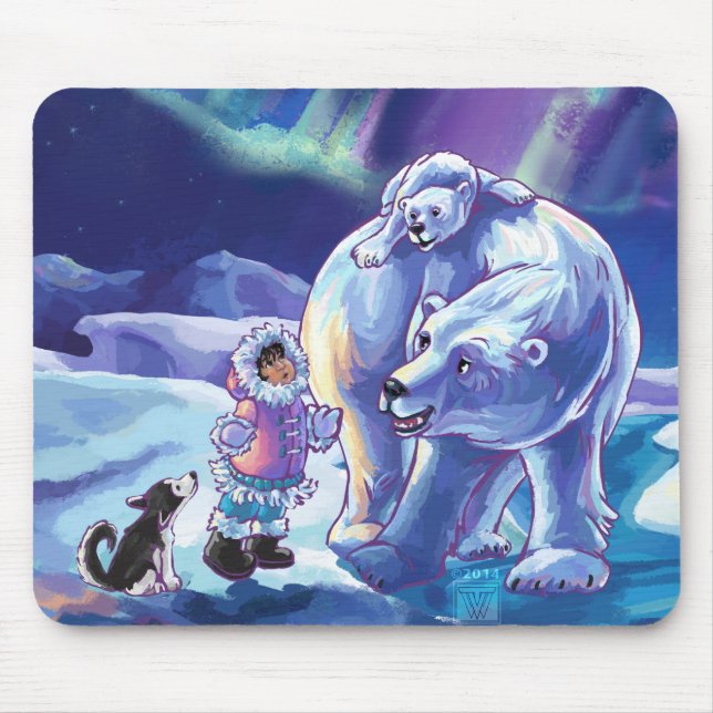 Polar Pals Mouse Mat (Front)