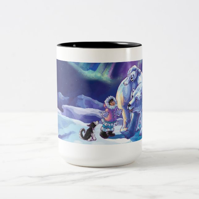 Polar Pals Two-Tone Coffee Mug (Center)