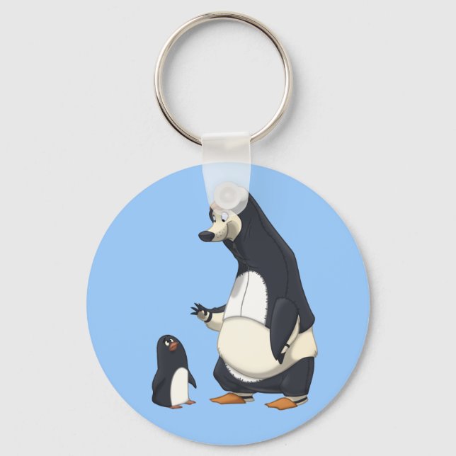 Polar Penguin Keychain (Front)