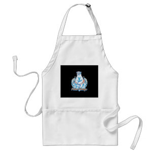 Polar Plunge Ice Jump Funny Polar Bear Winter Swim Standard Apron