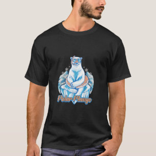 Polar Plunge Ice Jump Funny Polar Bear Winter Swim T-Shirt