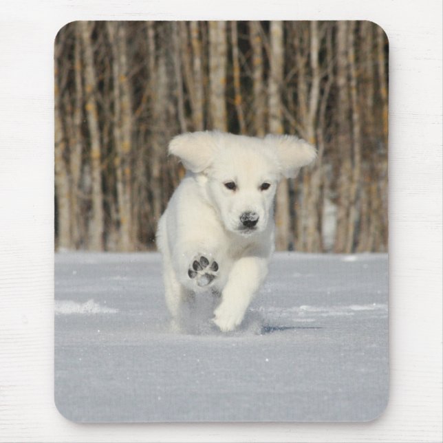 Polar Puppy Photo Mouse Mat (Front)