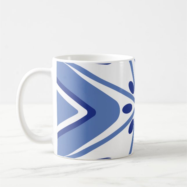 Polar Starburst Coffee Mug (Left)