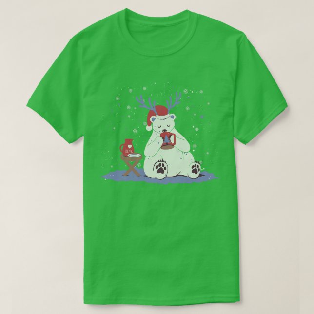 Polar Xmas Eggnog Ugly Sweater by Tobe Fonseca (Design Front)