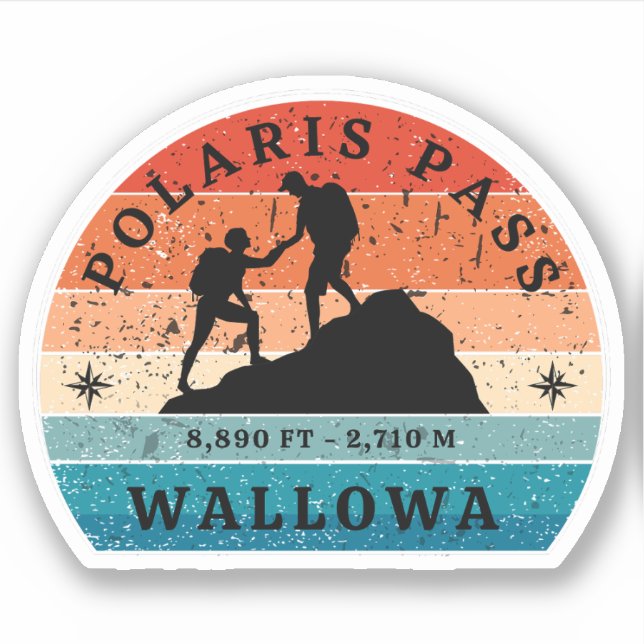 polaris pass wallowa hiking Oregon alpine pass (Front)