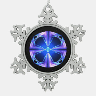 Polaris Snowflake Pewter Christmas Ornament