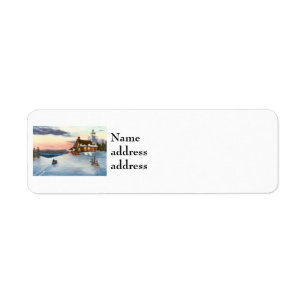 Polaris Sunset Return Address Labels