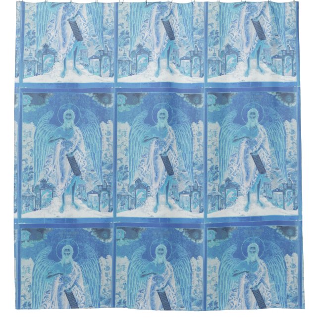 Polarised John the Baptist Shower Curtain (Front)