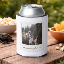 Polaroid Photo Can Cooler | Custom Vintage Art